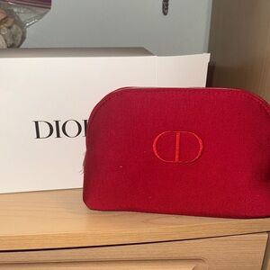 Dior Red Cosmetic Bag by Dior Beauty